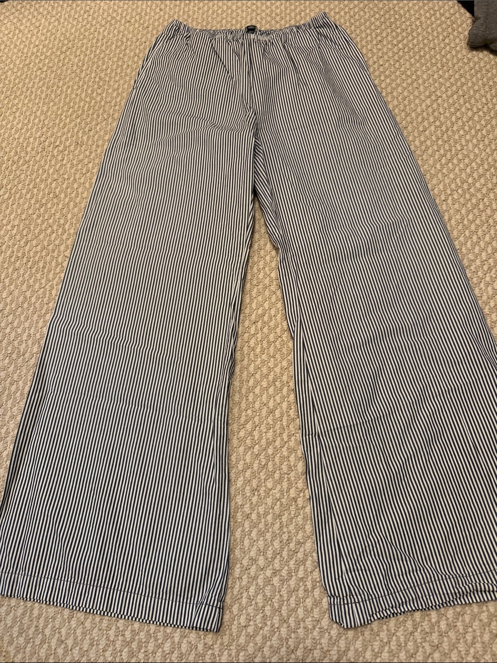 Jcrew striped cosmo pants